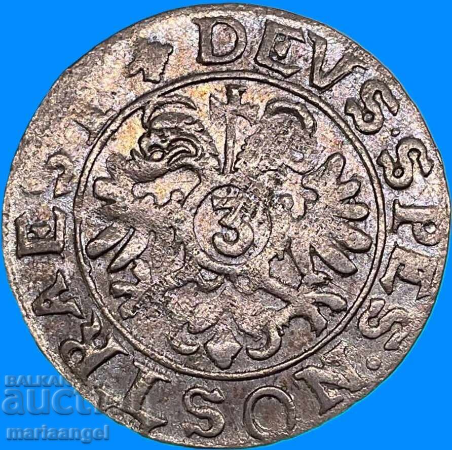 3 кройцера 1611 Швейцария (овца изскача от замъка) сребро с цена € 50.00 | 97.79 лв.