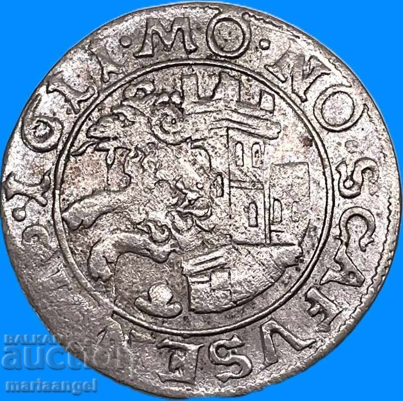 3 кройцера 1611 Швейцария (овца изскача от замъка) сребро - 7