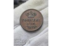Кралство на Двете Сицилии 2 торнези (Tornesi Due) от 1857