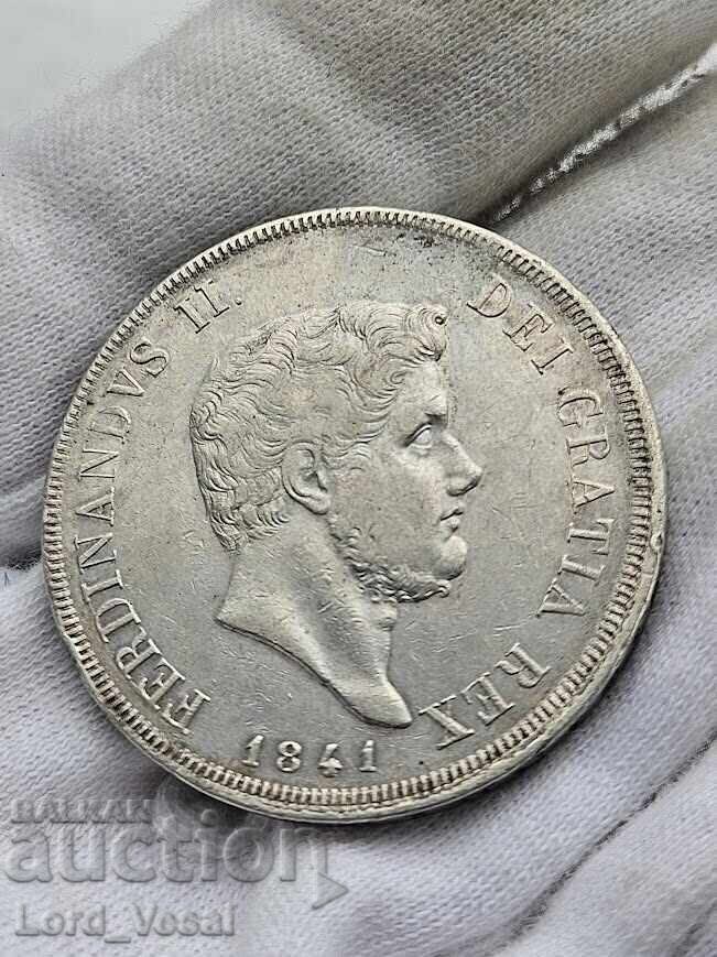 Βασίλειο των Δύο Σικελιών 120 Grana 1841 με τιμή € 115.00 | 224.92 BGN