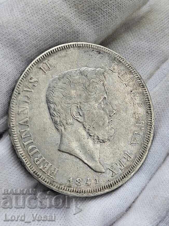 Βασίλειο των Δύο Σικελιών 120 Grana 1841 - 6