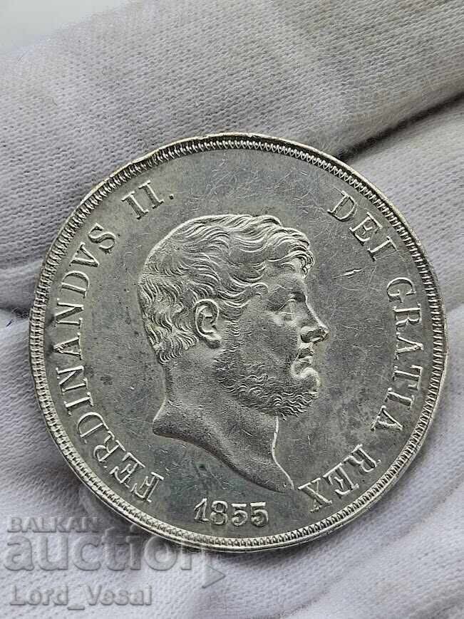 Delivery of Kingdom of the Two Sicilies 120 Grana 1855
