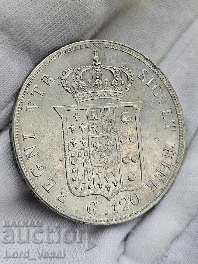 Kingdom of the Two Sicilies 120 Grana 1855 - 5