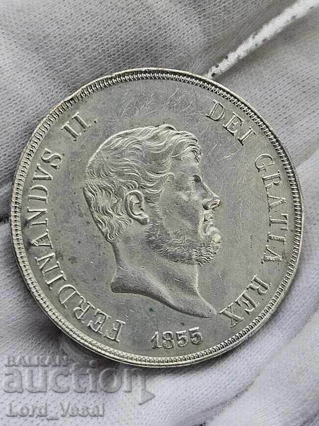Kingdom of the Two Sicilies 120 Grana 1855 - 6