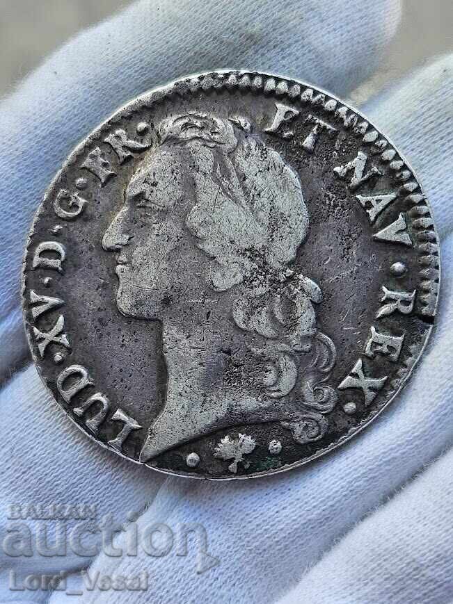 Франция 1 Екю 1766 - KM#512.12 Bayonne