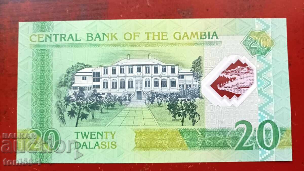 Гамбия 20 даласи 2014 UNC - юбилейна с цена € 6.50 | 12.71 лв.
