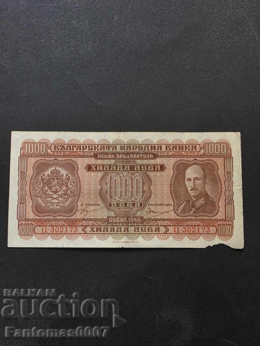 1000 LEVA 1940