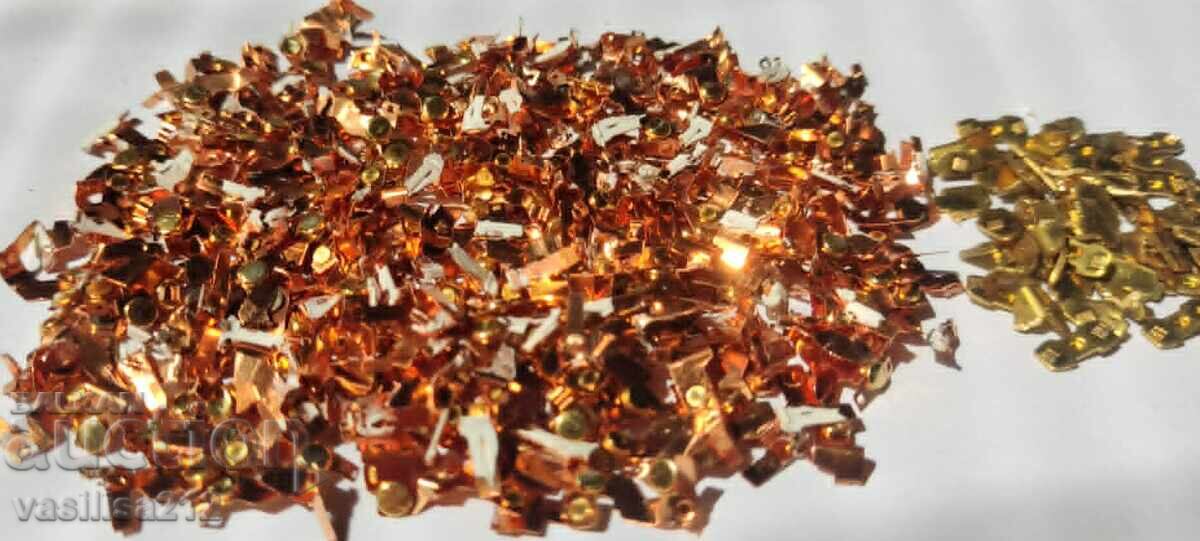 Delivery of Gold-plated contacts, 50 grams