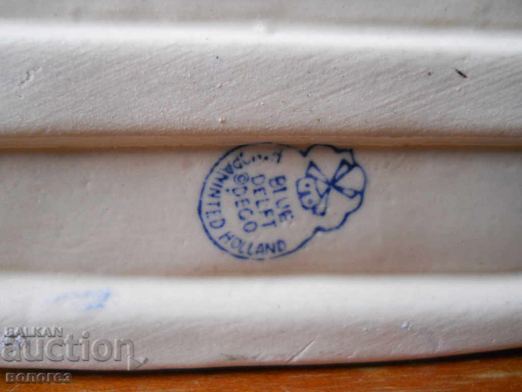 Statuetă din porțelan "Blue Delft Deco Sminted Holland" - 6
