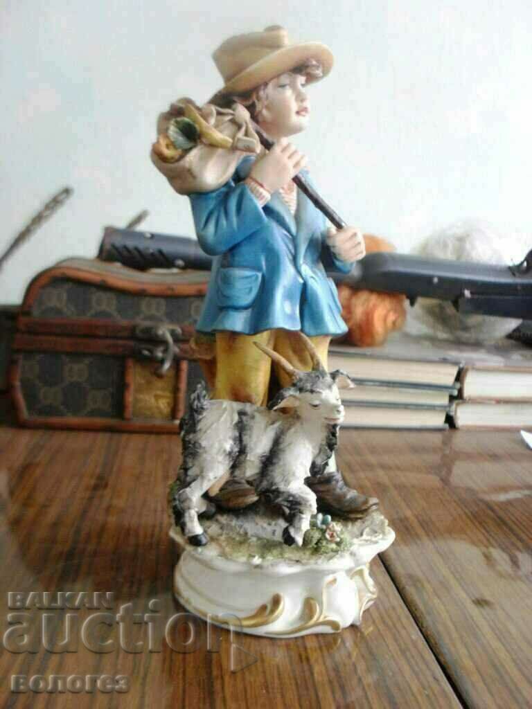 Licitație Statuetă din porțelan "Capodimonte" - Italia
