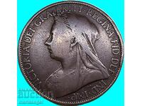 1 Penny 1896 Marea Britanie 30mm bronz