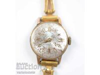 Bella Swiss made women's watch with 20 micron gold plating - working