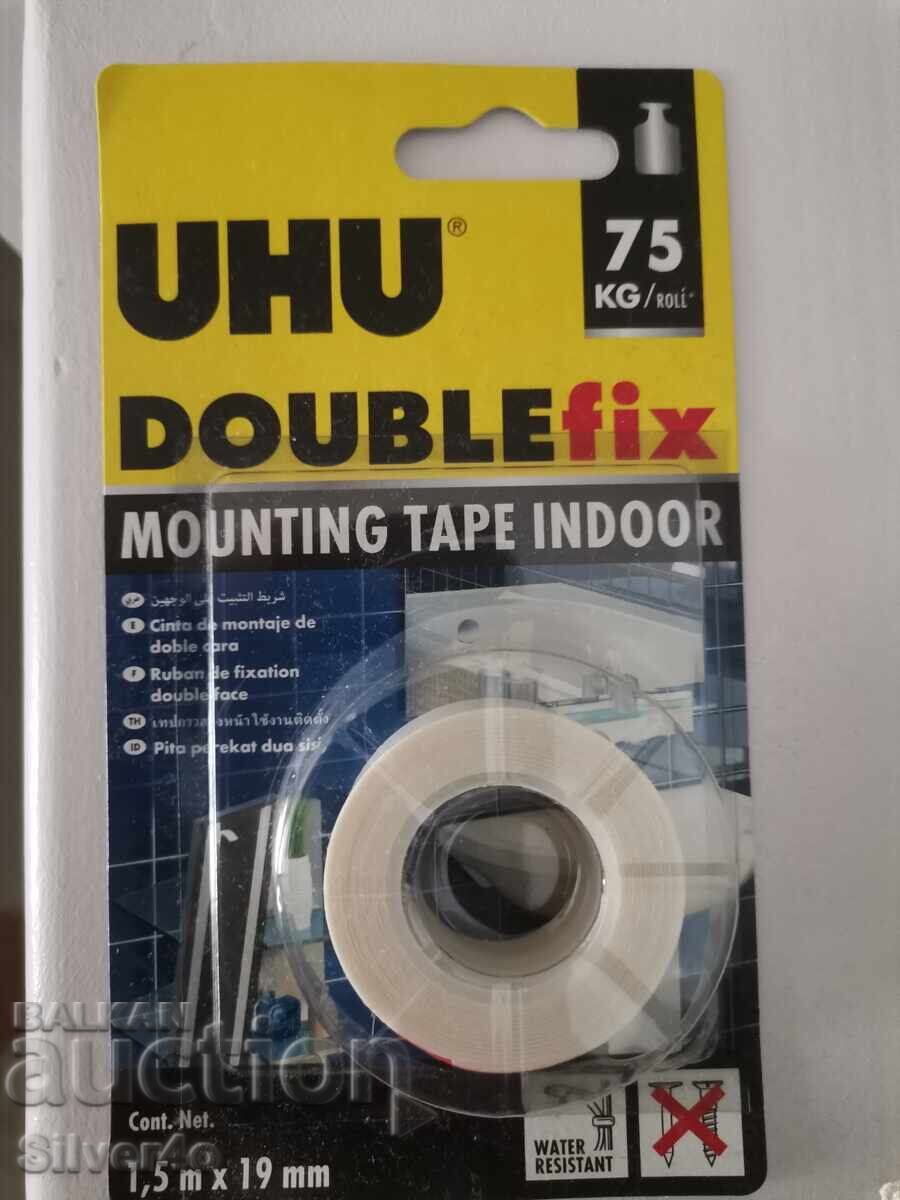 Bandă dublu adezivă UHU