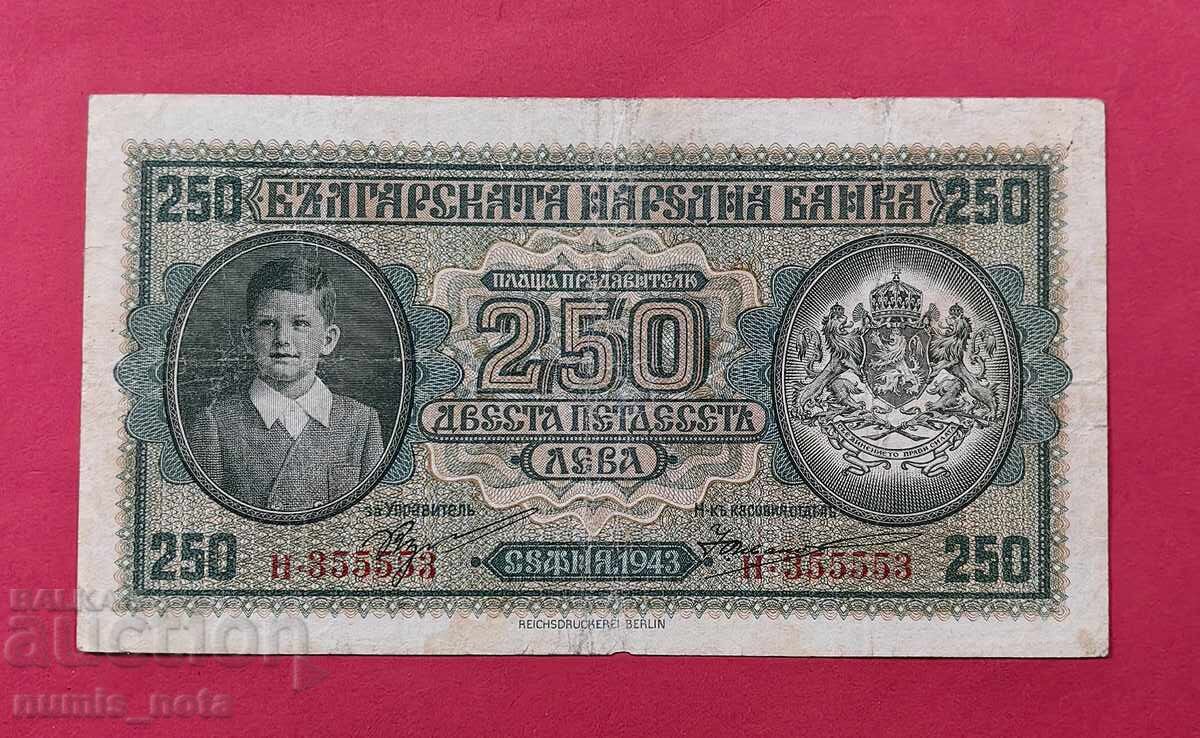 250 leva 1943 Bulgaria - start de la 1 cent 250 leva 1943 Bulgaria - start de la 1 cent