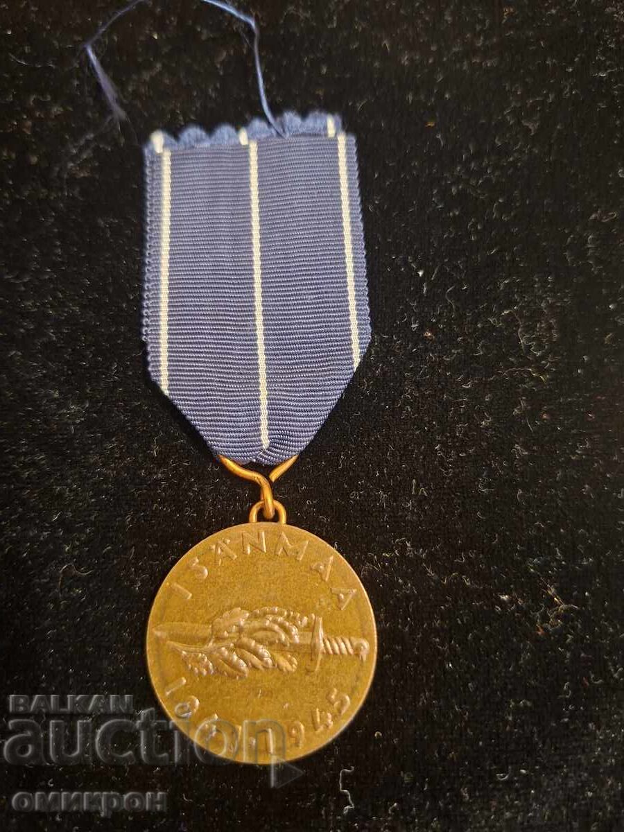 Medalie „Pentru participare la Al Doilea Război Mondial 1941-1945”. Finlanda