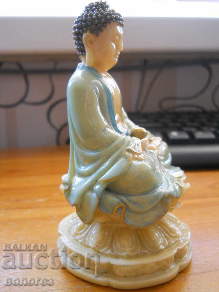 Alabaster Statuette of a Meditating Buddha (China) with price € 23.20 | 45.38 BGN