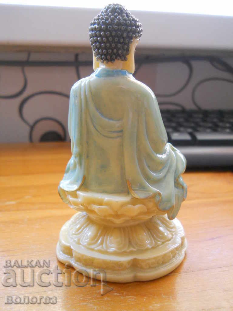 Auction  Alabaster Statuette of a Meditating Buddha (China)