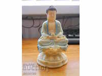 Statuetă din alabastru a lui Buddha meditând (China)