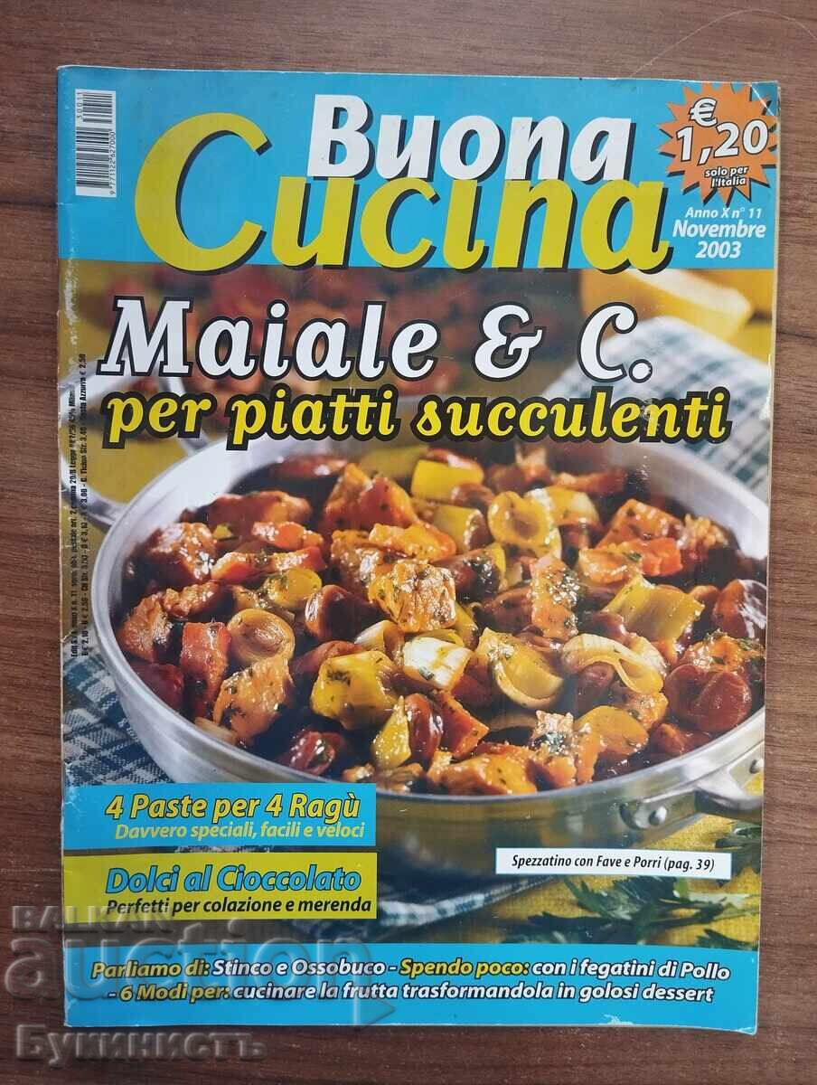 REVISTĂ - BUCĂTĂRIE ITALIANĂ - BUONA CUCINA