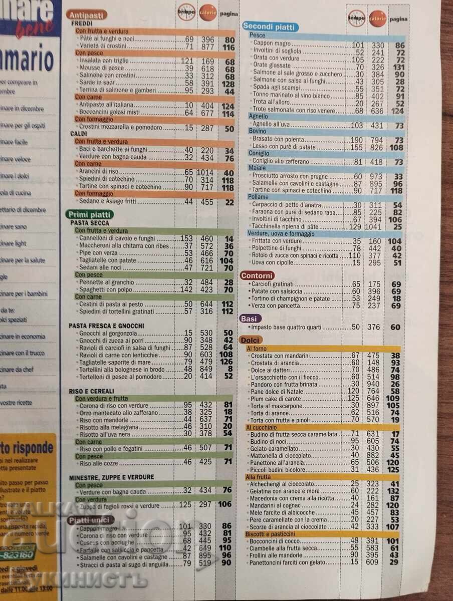 REVISTĂ - BUCĂTĂRIE ITALIANĂ - CUCINARE cu preț € 0.01 | 0.02 BGN