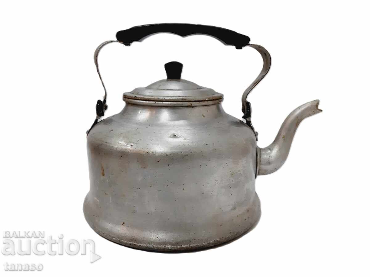 Vintage aluminum teapot USSR 60s, used, 4.5 L