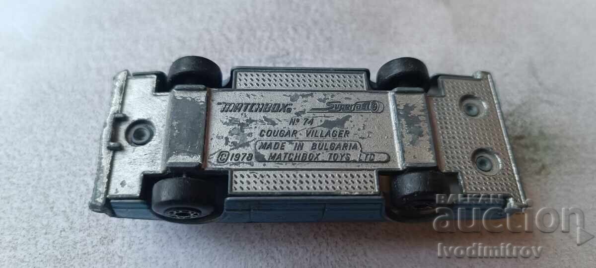 Μοντέλο COUGAR VILLAGER Νο 74 MATCHBOX Βουλγαρίας - 5 Μοντέλο COUGAR VILLAGER Νο 74 MATCHBOX Βουλγαρίας - 5