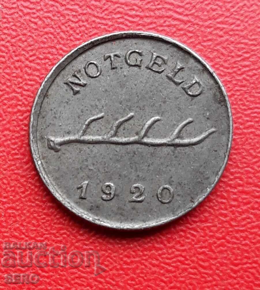 Germany - Baden-Württemberg - Reutlingen - 2 Pfennig 1920 with price € 2.01 | 3.93 BGN