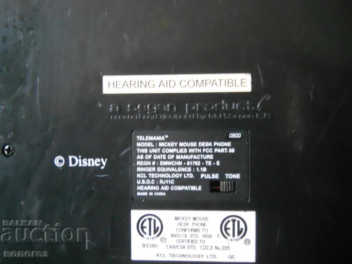 Telefon de masă vintage "Mickey Mouse" - 7