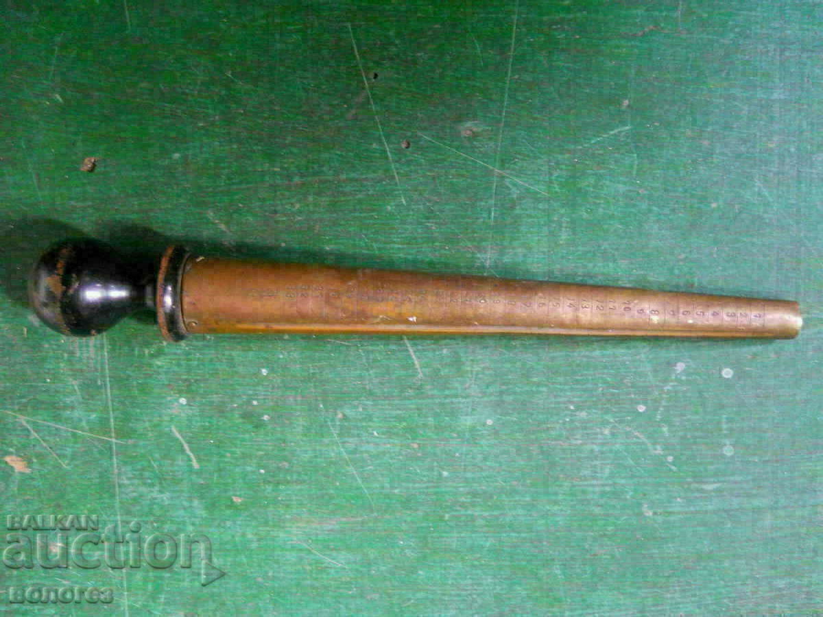 Old wooden jewelry ring sizer cone - Germany