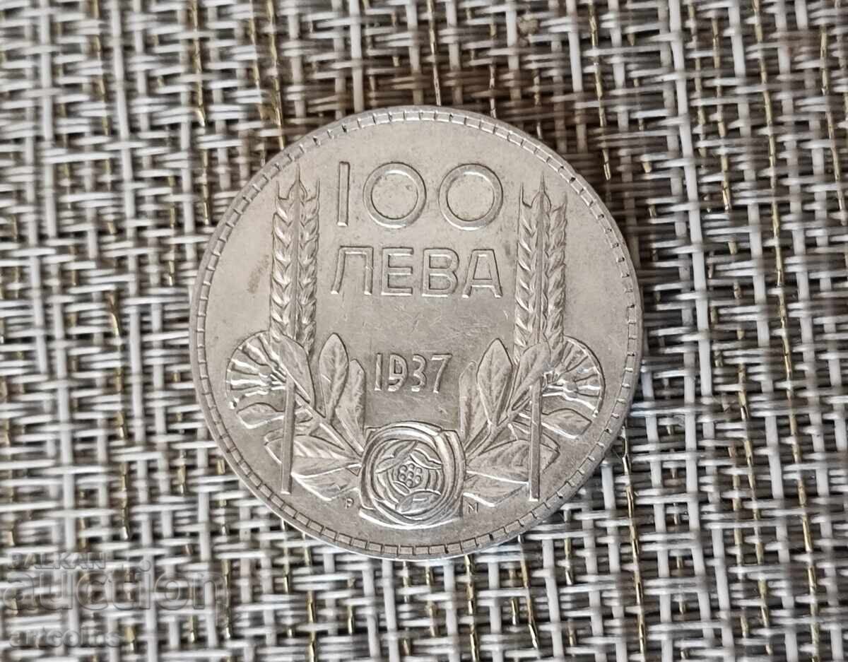 100 LEVA 1937 BORIS III