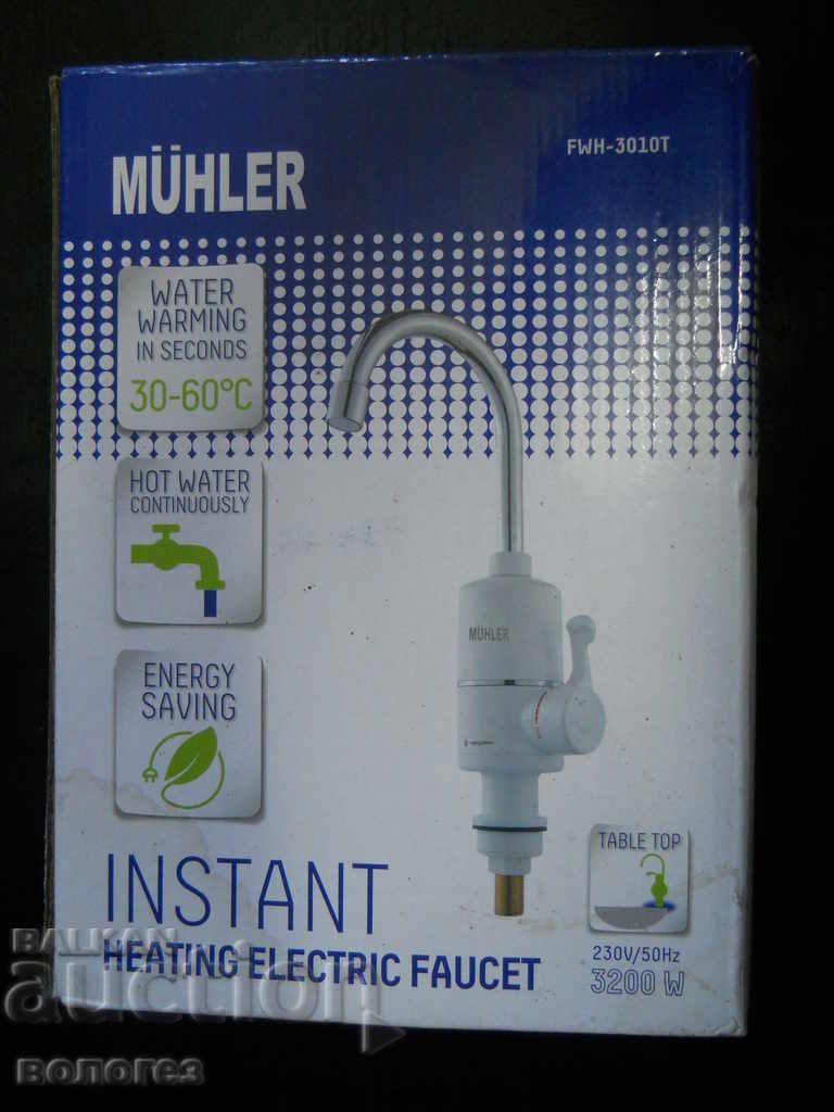 Auction  Mixer tap - instantaneous boiler for kitchen "Delimano"