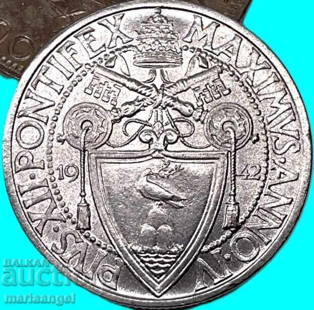 Ватикан 1 лира 1942 Ватикана - 6