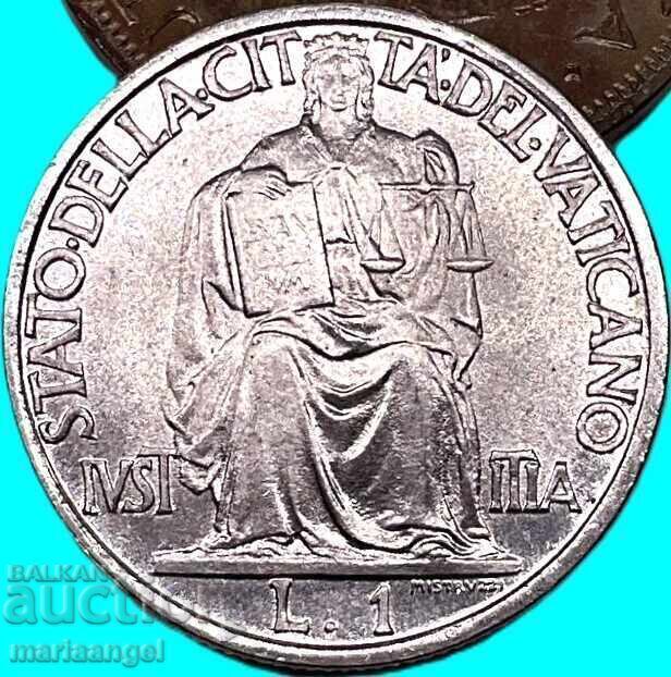 Ватикан 1 лира 1942 Ватикана