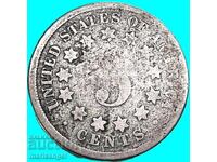 5 cenți 1867 SUA