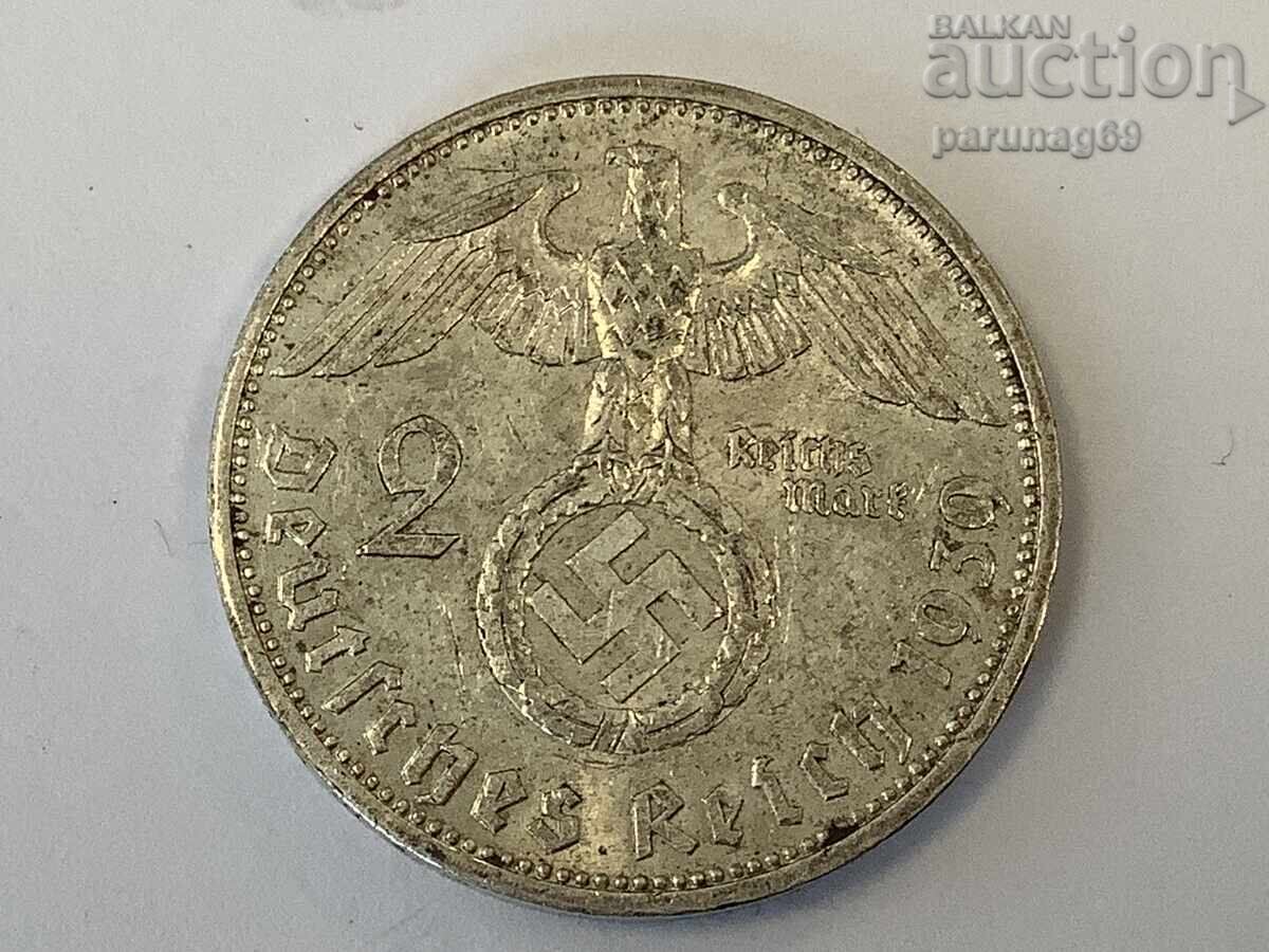 Germany 2 Marks 1939 A - Berlin Silver 0.625 Germany 2 Marks 1939 A - Berlin Silver 0.625