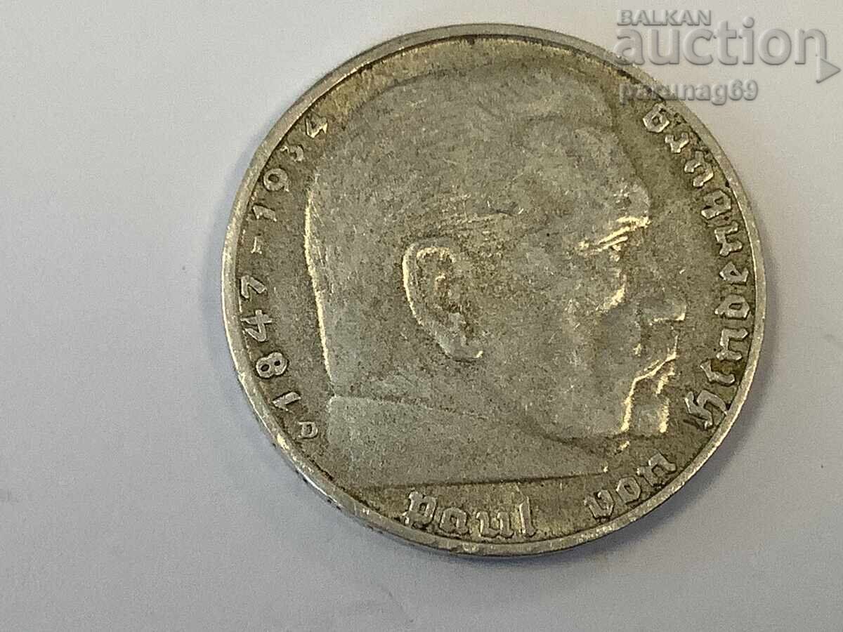 Germania 2 mărci 1938 'D' - München Argint 0.625 cu preț € 16.00 | 31.29 BGN Germania 2 mărci 1938 'D' - München Argint 0.625 cu preț € 16.00 | 31.29 BGN