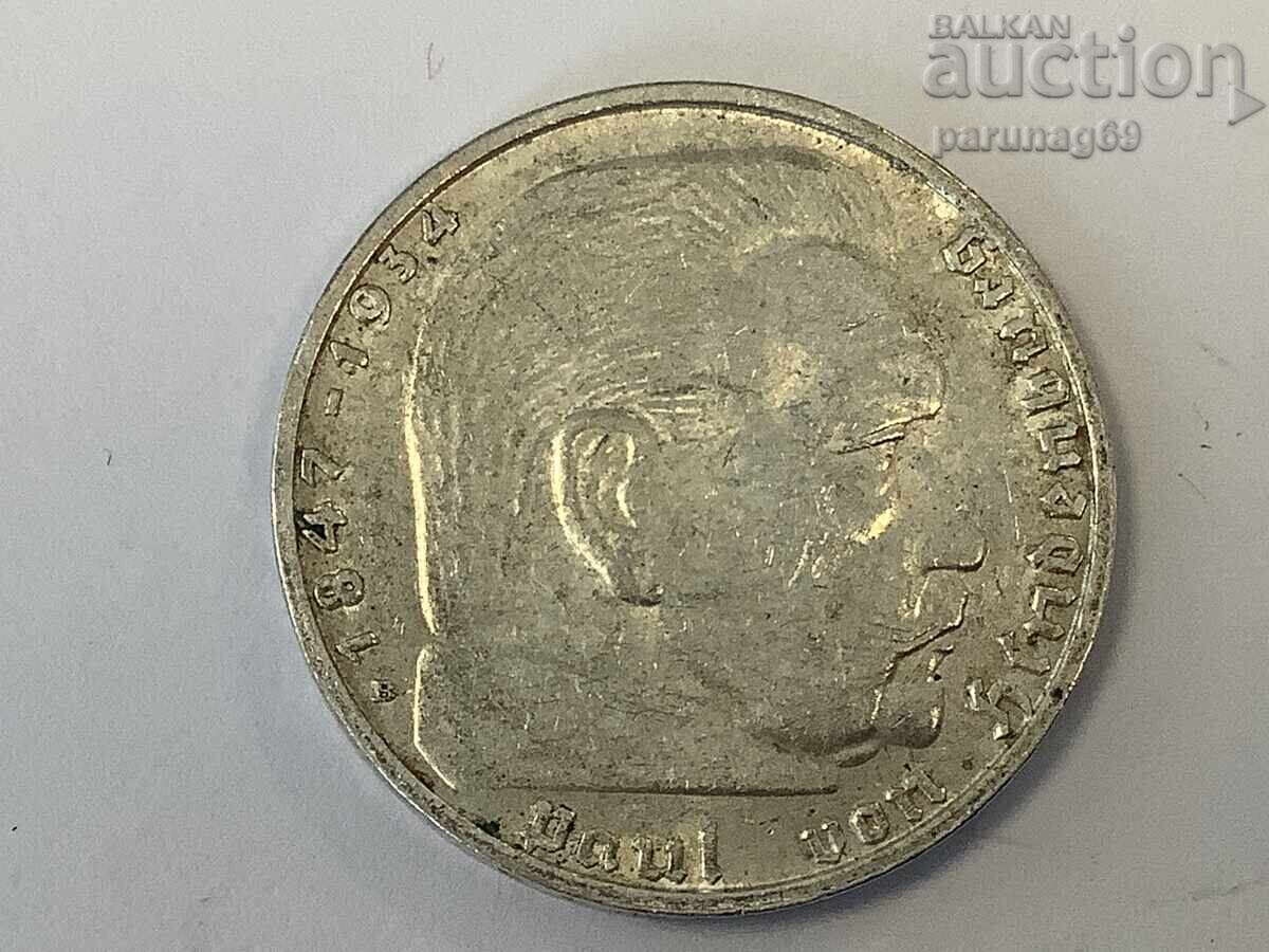 Germany 2 Marks 1938 "B" - Vienna Silver 0.625 with price € 16.00 | 31.29 BGN Germany 2 Marks 1938 "B" - Vienna Silver 0.625 with price € 16.00 | 31.29 BGN
