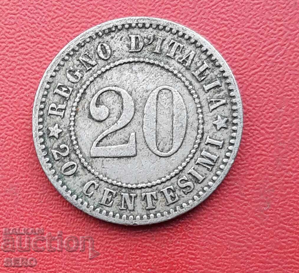 Италия-20 цента 1894