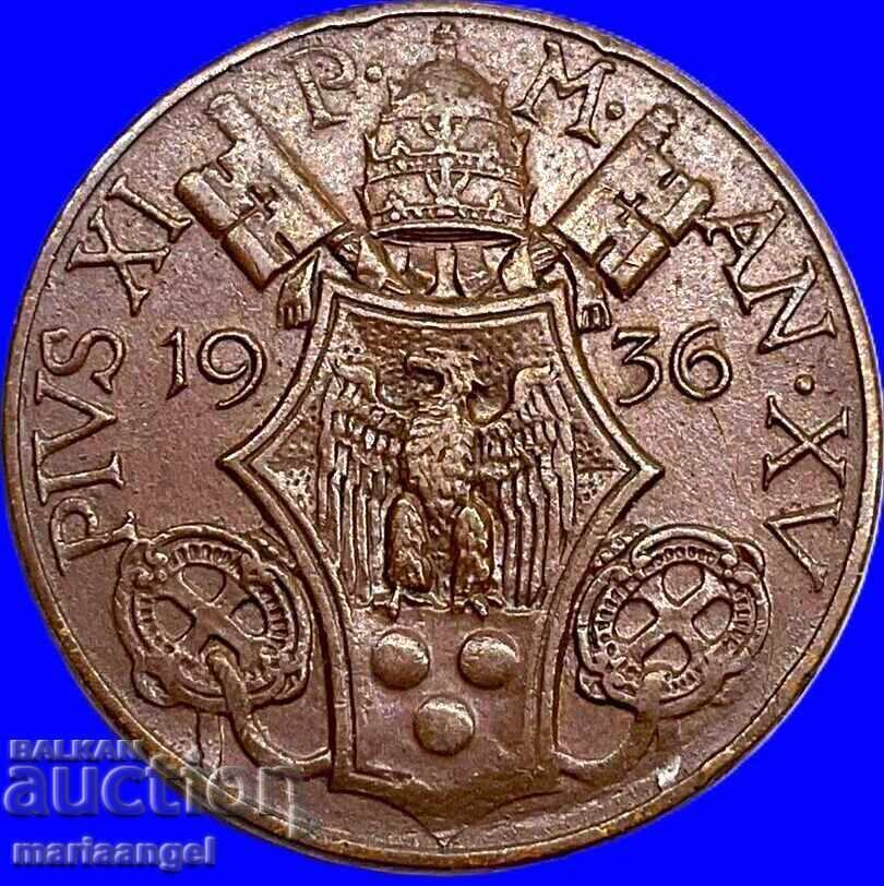 10 centesimi 1936 Vatican - an rar - 7