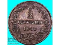 2 cenți 1900 Italia Umberto I 2