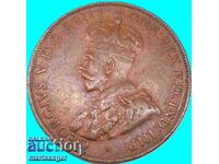 Australia 1 Penny 1927 30mm bronz