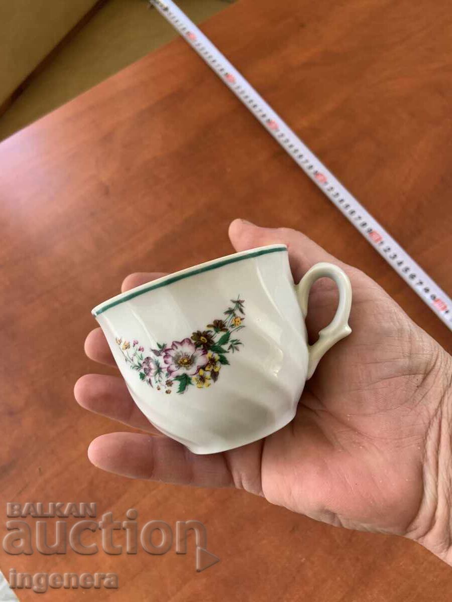 ПОРЦЕЛАН ЧАША ЗА КАФЕ ЧАЙ БЪЛГАРИЯ МАРКИРАНА с цена € 1.60 | 3.13 лв.