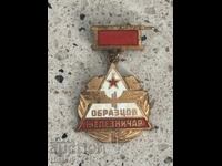 Нагръден знак/Значка Образцов железничар