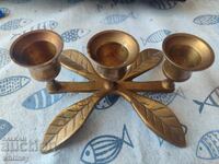 Brass candle holder
