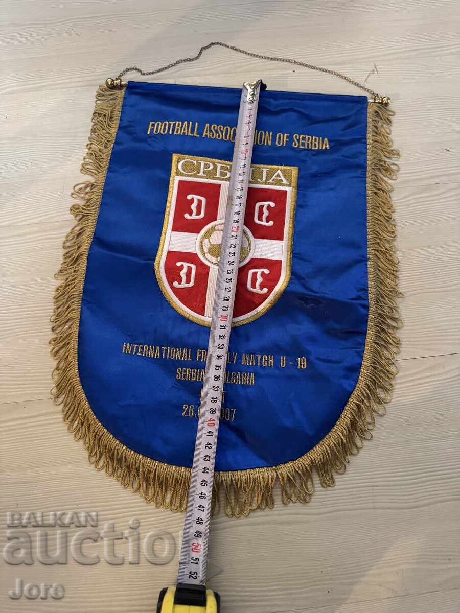 Serbia Bulgaria football flag with price € 40.00 | 78.23 BGN