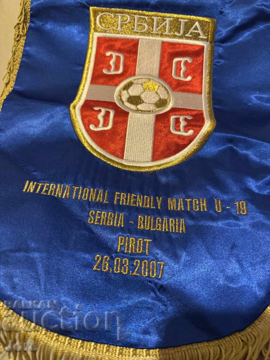 Serbia Bulgaria football flag - 6