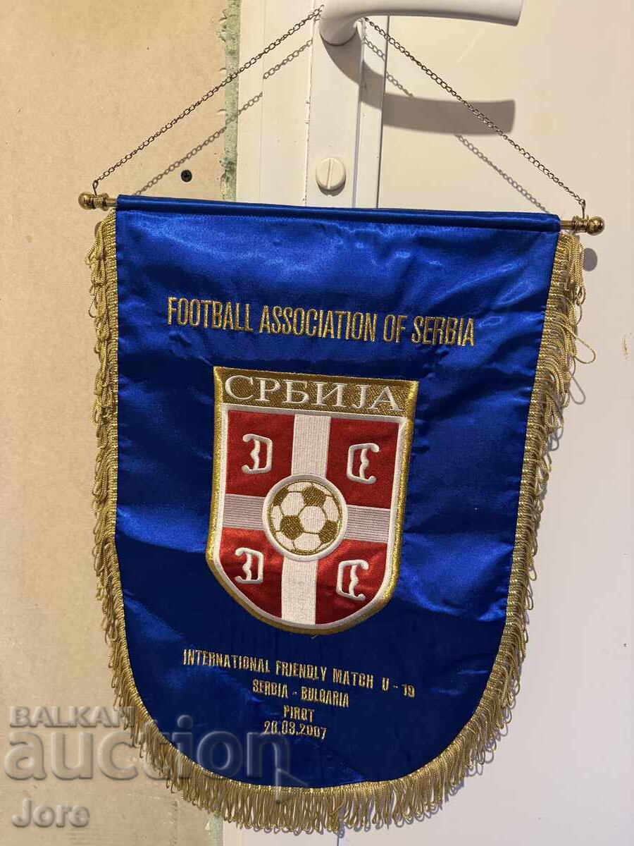 Serbia Bulgaria football flag - 7