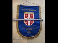 Steag de fotbal Serbia Bulgaria