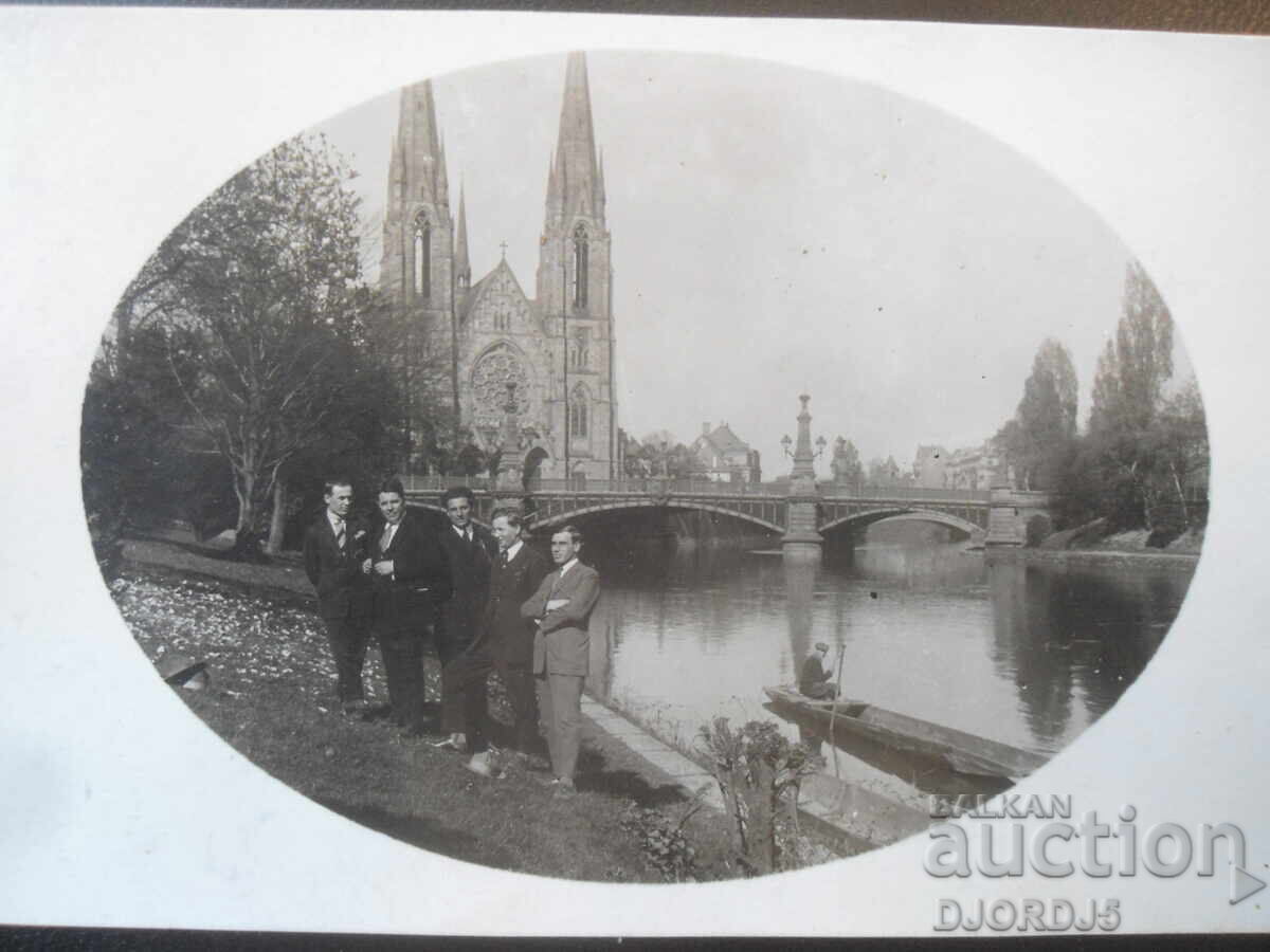 Old photograph, April 6, 1926, Strasbourg - Tarnovo