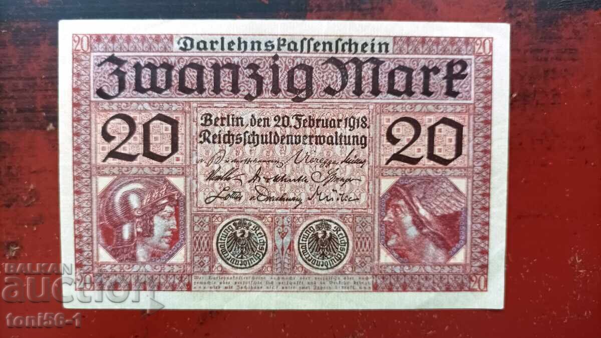 Germany 20 marks 1918
